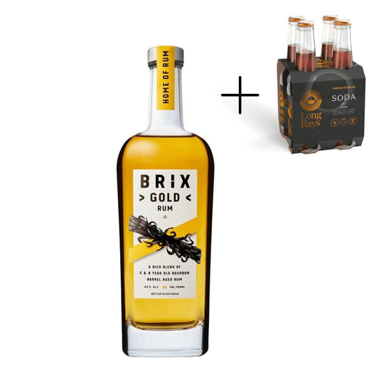 Brix Gold Rum 700mL - Booze House