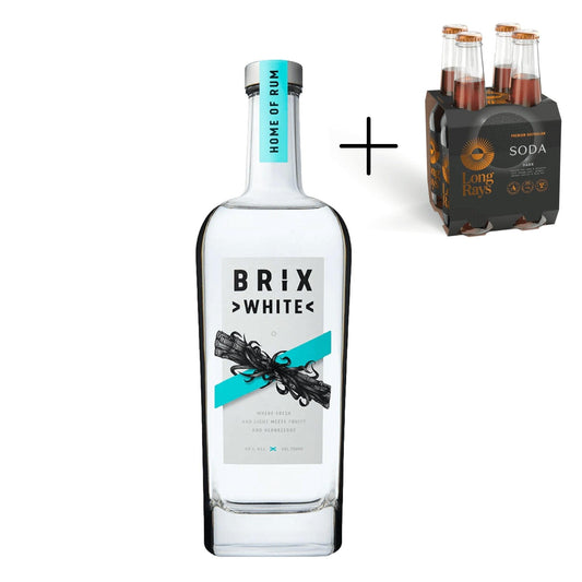 Brix White Rum 700ml - Booze House