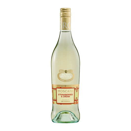 Brown Brothers Moscato Strawberries & Cream Limited Edition 750ml - Booze House