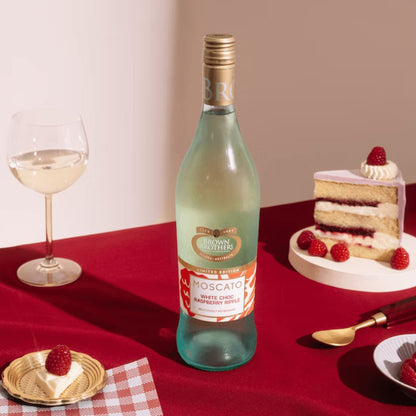 Brown Brothers Moscato White Chocolate & Raspberry Limited Edition 750ml - Booze House