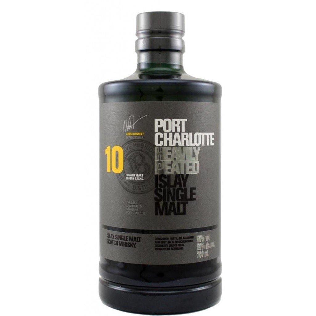 Bruichladdich Port Charlotte 10 Year Old Scotch Whisky 700mL - Booze House