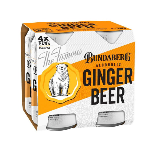 Bundaberg Alcoholic Ginger Beer 375ml - Booze House