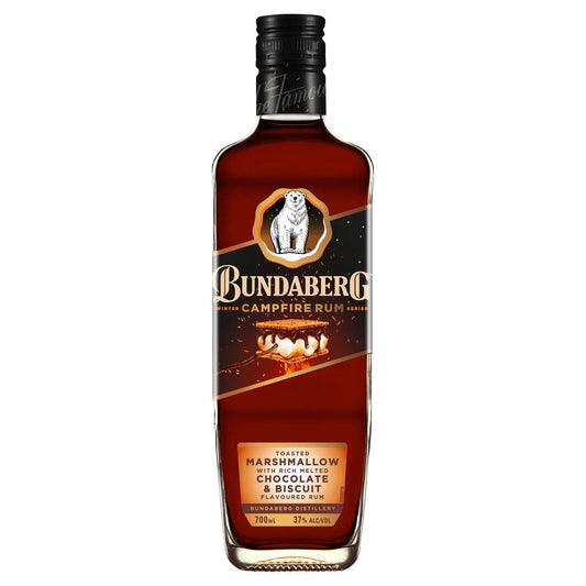 Bundaberg Campfire Rum Toasted Marshmallow, Melted Chocolate & Biscuit 700ml - Booze House
