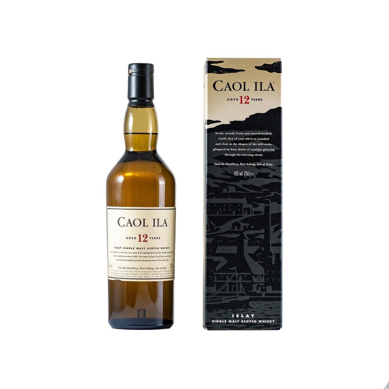 Caol Ila 12 Year Old Single Malt Scotch Whisky 700mL - Booze House