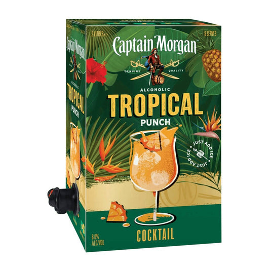 Captain Morgan Tropical Punch Cocktail 2L - Booze House