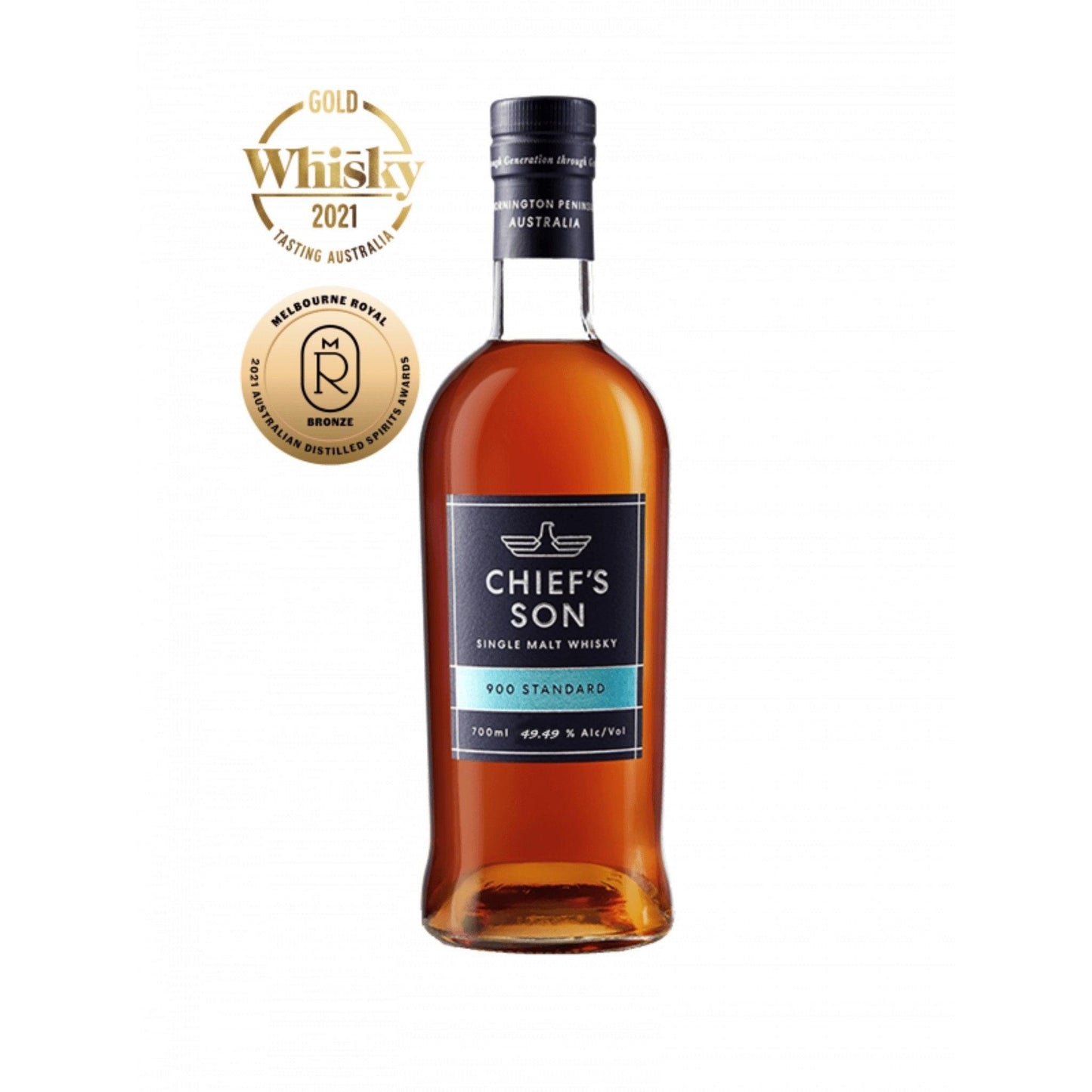 Chief's Son 900 Standard 49.5% Single Cask 700ml - Booze House