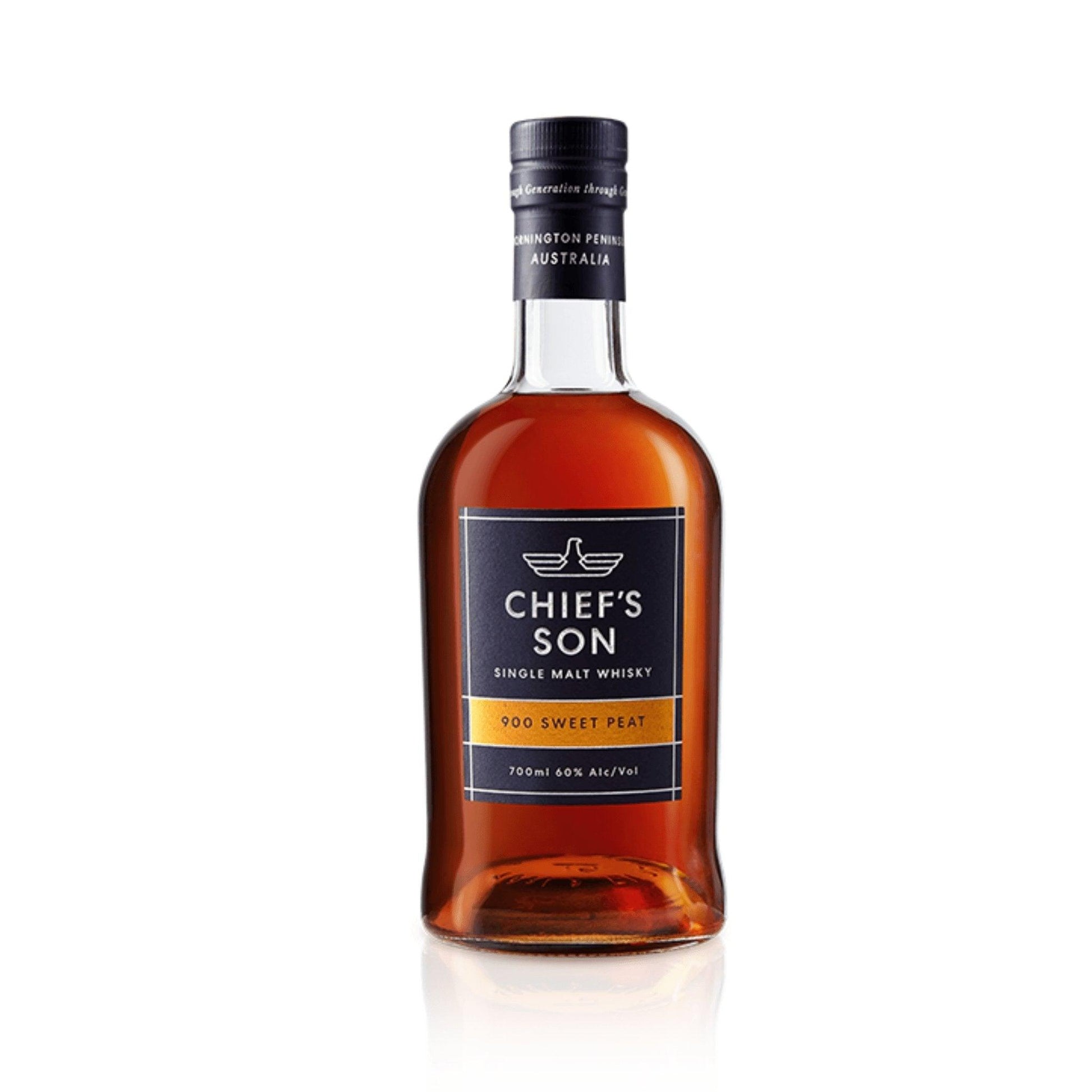 Chief's Son 900 Sweet Peat 60% Single Malt Whisky 700ml - Booze House