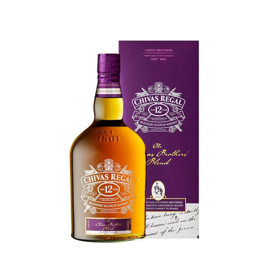 Chivas Regal 12 Year Old Brother's Blend Blended Scotch Whisky 1L - Booze House