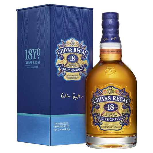 Chivas Regal 18 Year Old Blended Scotch Whisky 700mL - Booze House