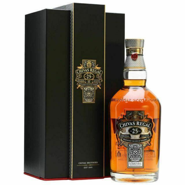 Chivas Regal 25 Year Old Scotch Whisky 700ml - Booze House