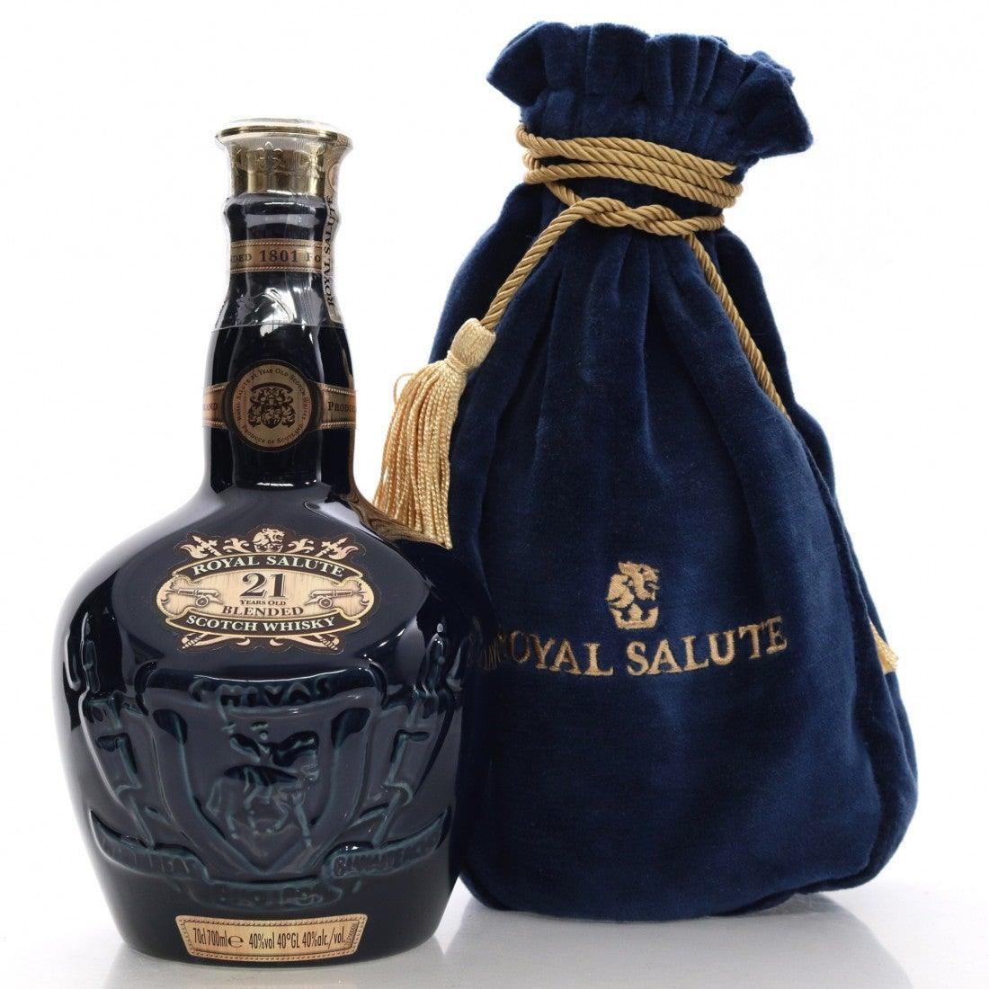 Chivas Regal Royal Salute 21 Years Old 700ml Sapphire Flagon Limited Edition - Booze House