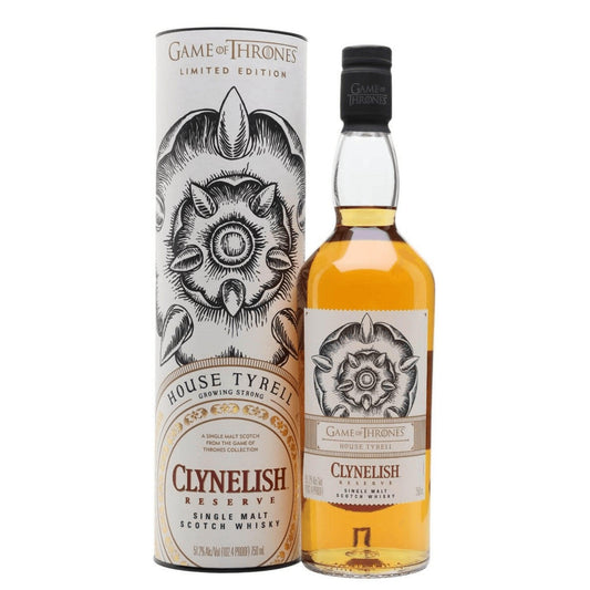 Clynelish Reserve Game of Thrones House Tyrell Limited Edition Single Malt Scotch Whisky 700ml - Booze House