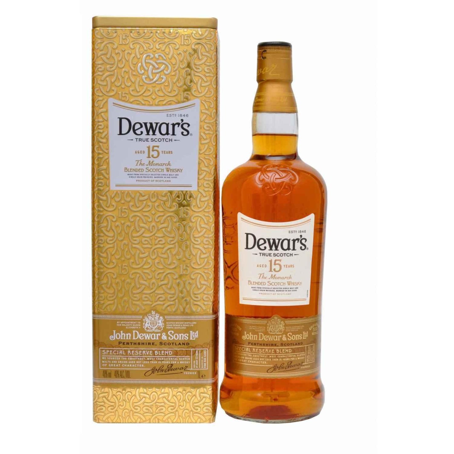 Dewar's 15 Year Old Blended Scotch Whisky 700mL - Booze House
