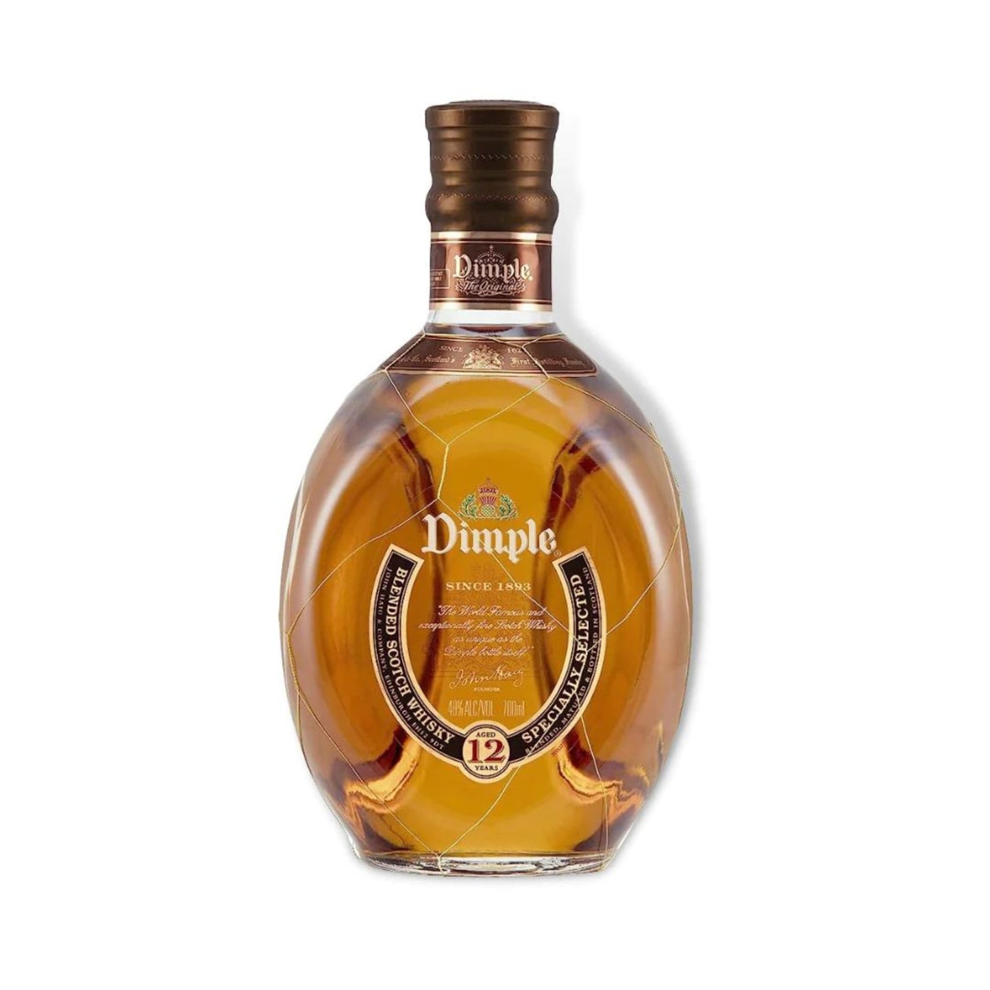 Dimple 12 Year Old Blended Whisky 700mL - Booze House