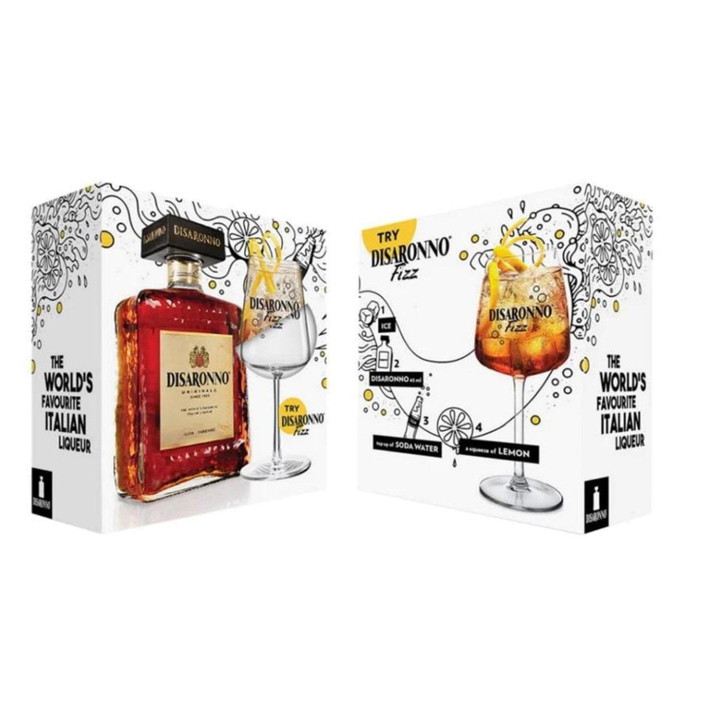 Disaronno Fizz Gift Pack 700ml - Booze House