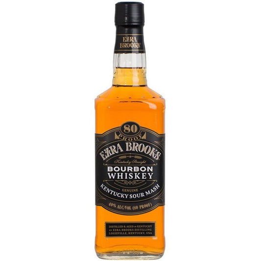 Ezra Brooks Kentucky Straight Bourbon Whiskey 1lt - Booze House