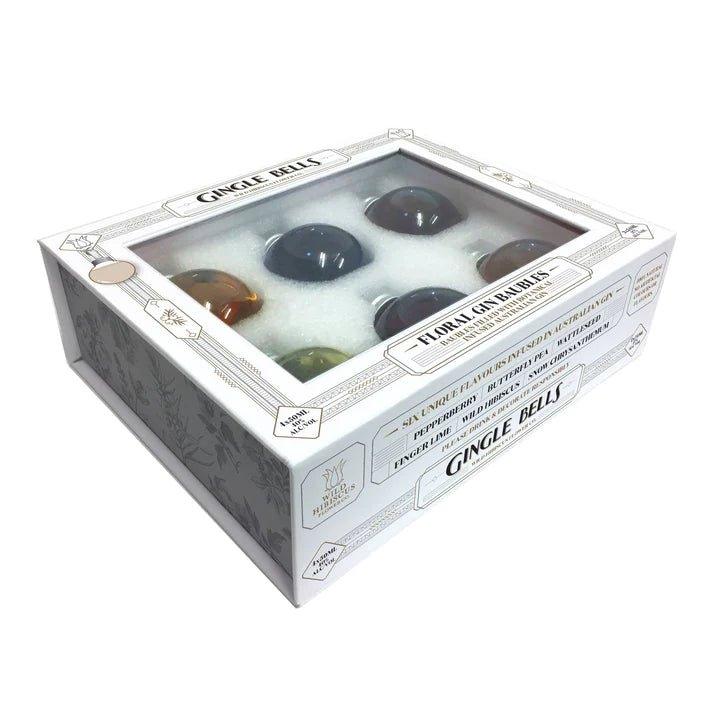 Gingle Bells Floral Gin Filled Baubles – Boxed Set of 6 - Booze House