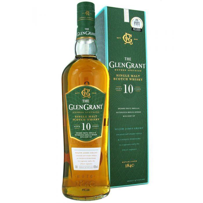 Glen Grant 10 Year Old Single Malt Scotch Whisky 700mL - Booze House