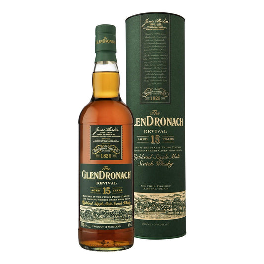 GlenDronach 15 Year Old Revival Whisky 700ml - Booze House