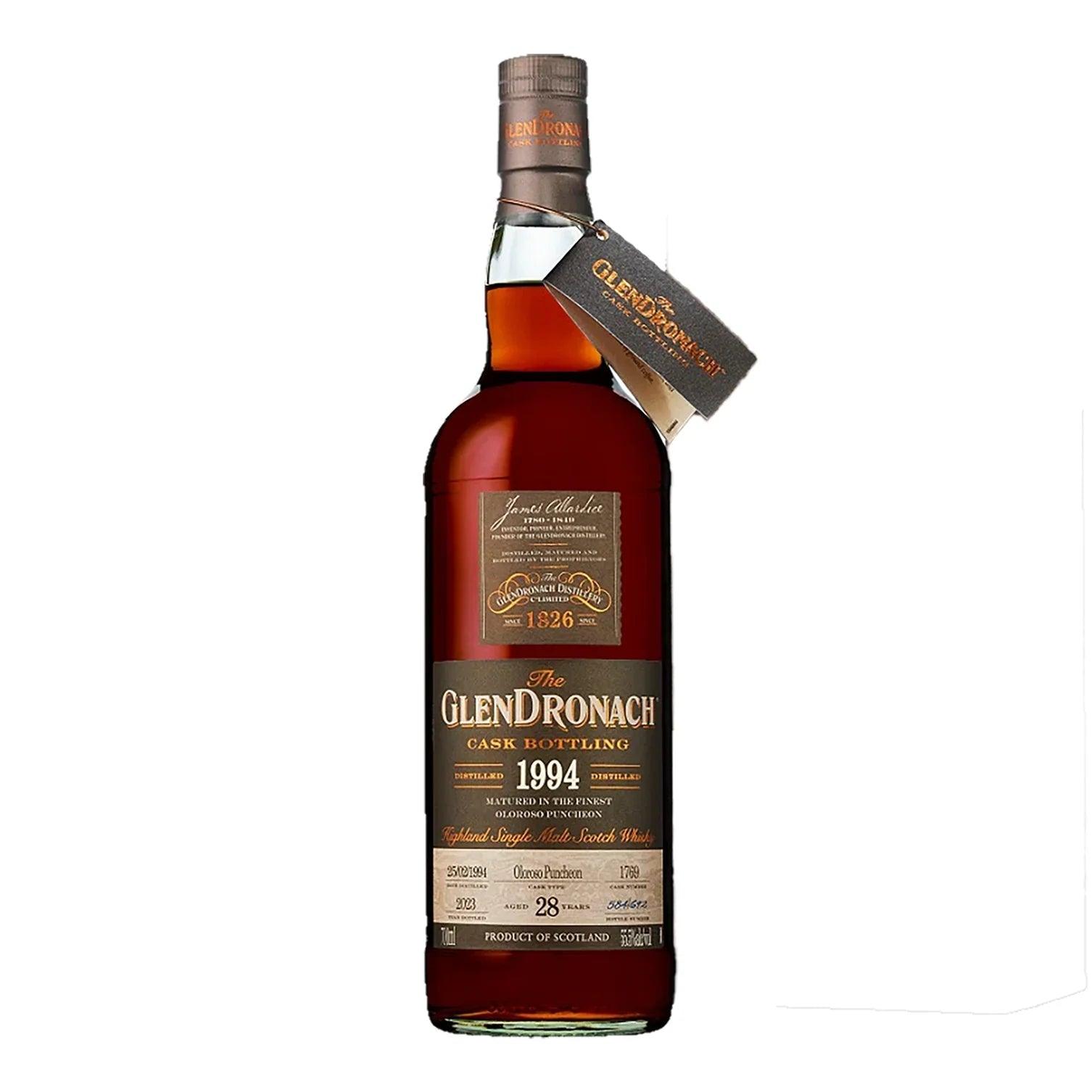 Glendronach 1994 Single Cask #1769 28 Year Old Single Malt Scotch Whisky 700ml - Booze House