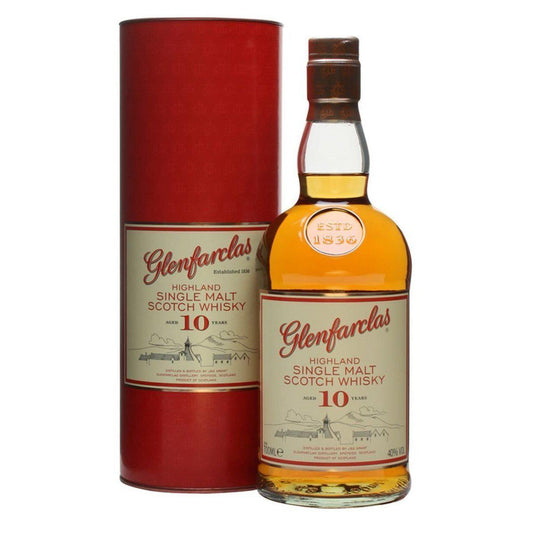 Glenfarclas 10 Year Old Single Malt Scotch Whisky 700ml - Booze House