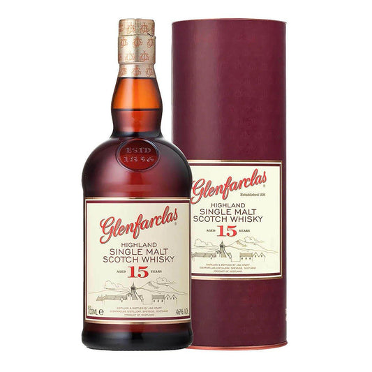 Glenfarclas 15 Year Old Single Malt Scotch Whisky 700ml - Booze House