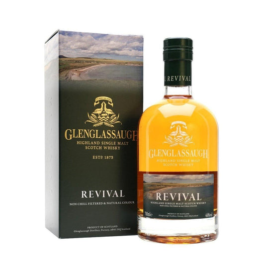 GlenGlassaugh Revival Single Malt Scotch Whisky 700ml - Booze House