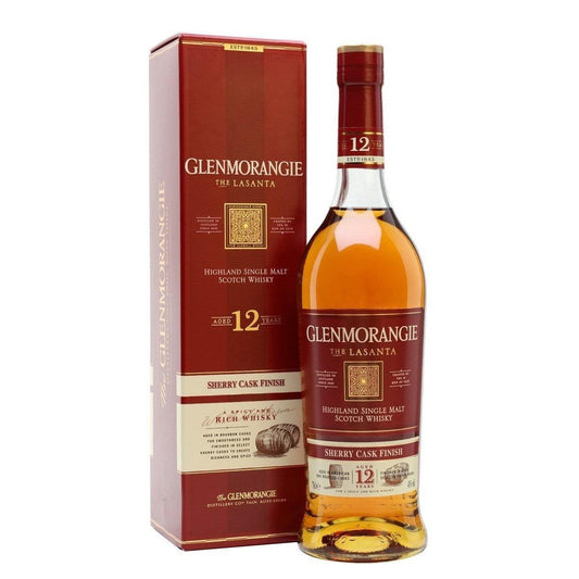 Glenmorangie The Lasanta 12 Year Old Single Malt Scotch Whisky 700ml - Booze House