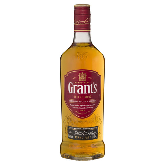 Grant's Triple Wood Scotch 1 Litre Whisky - Booze House