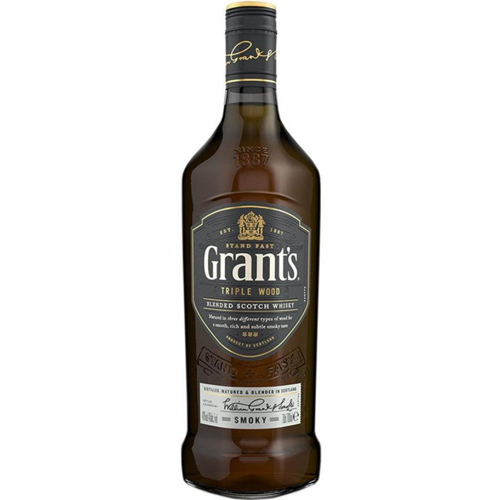 Grant's Triple Wood 'Smoky' Smooth & Fruity Blended Scotch Whisky 700mL - Booze House