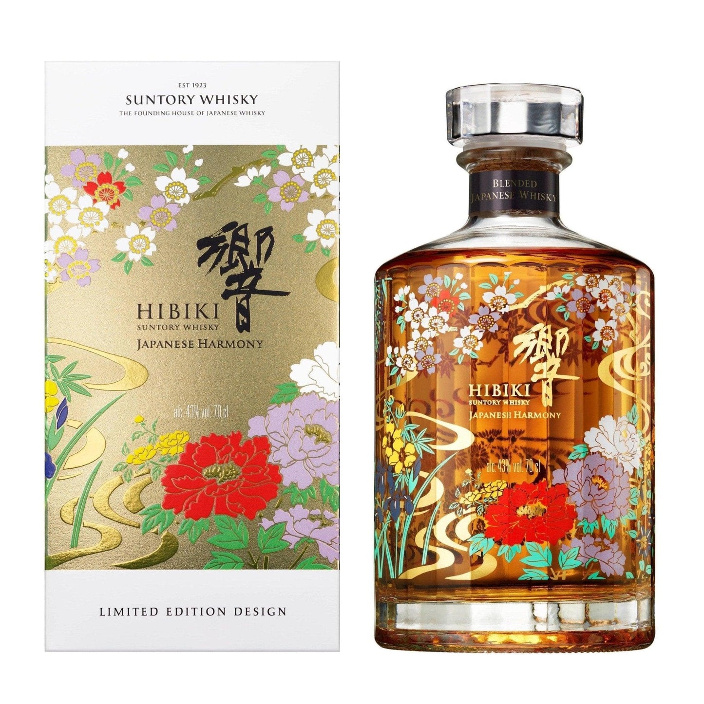 Hibiki Harmony Ryusui Hyakka Limited Edition 2021 Suntory Japanese Whisky 700mL - Booze House