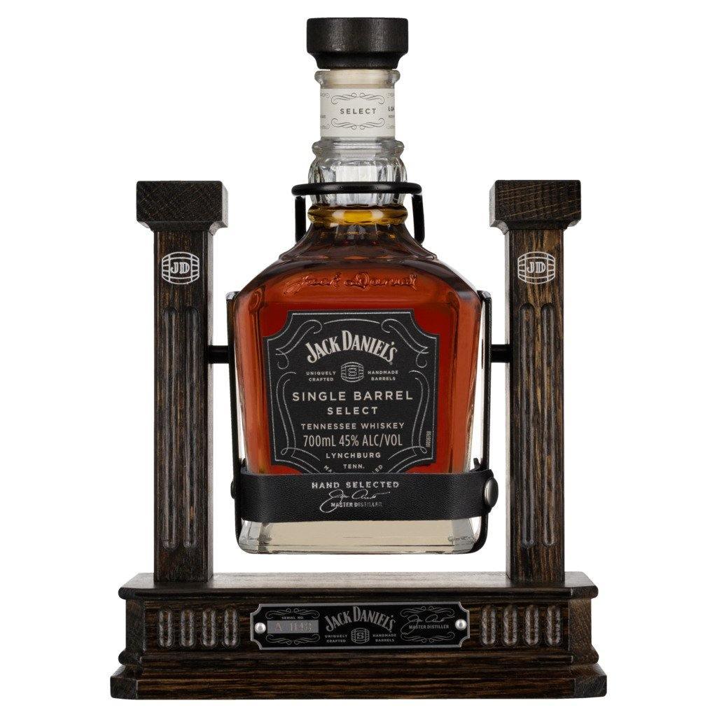 Jack Daniel's Single Barrel Select Tennessee Whiskey In Wooden Cradle Limited Edition 700ml - Booze House