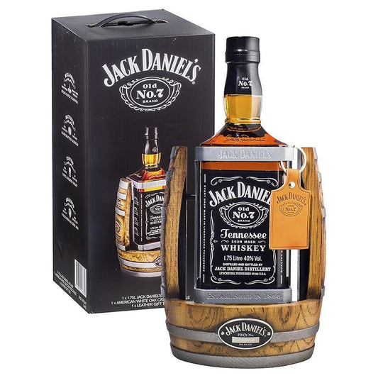 Jack Daniel's Whiskey Barrel Cradle 1.75 Litre - Booze House