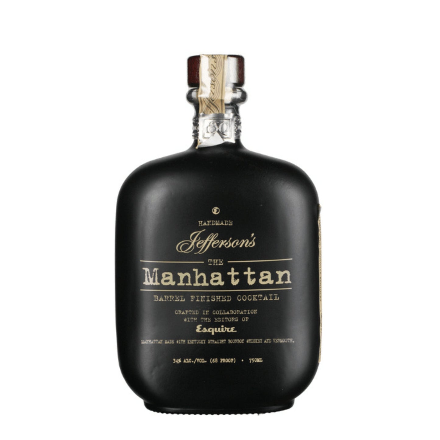 Jefferson's The Manhattan Barrel Finished Cocktail American Whiskey 750mL - Booze House