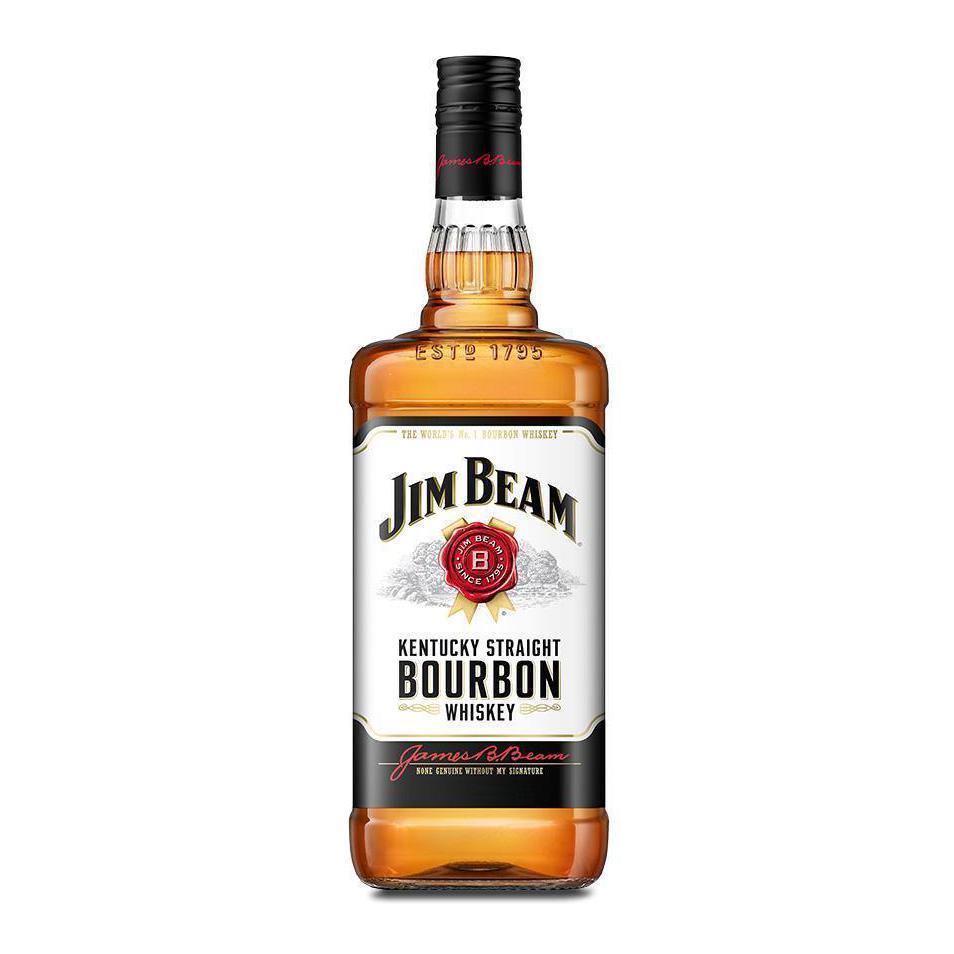 Jim Beam White Label Kentucky Straight Bourbon Whiskey 1.125L - Booze House