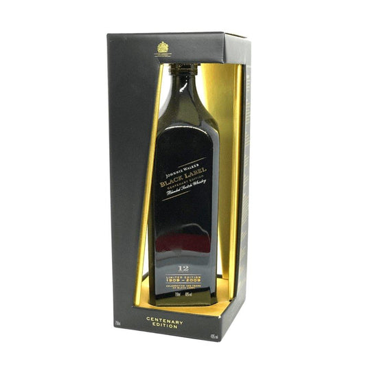 Johnnie Walker 12 Years Old Black Label 1909-2009 Blended Malt Scotch Whisky Centenary Limited Edition 750ml - Booze House