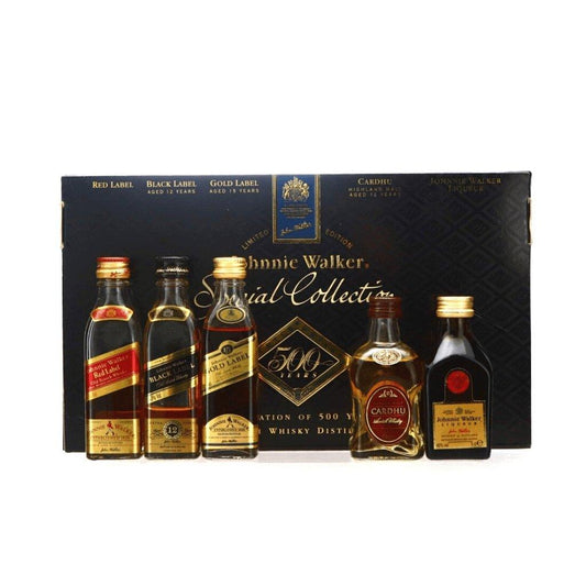 Johnnie Walker 500 Years Special Collection Miniatures (5 x 50ml) - Booze House