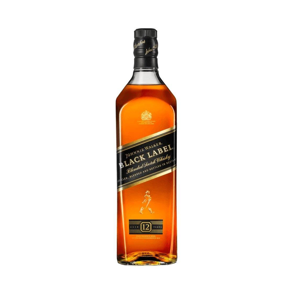 Johnnie Walker Black Label Blended Scotch Whisky 1L (Lowest Price ...