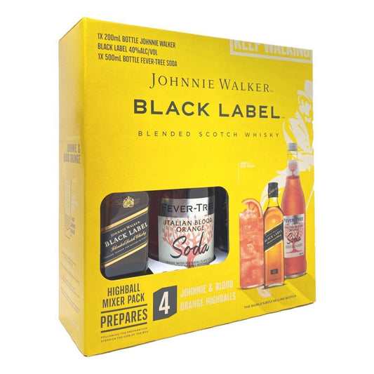 Johnnie Walker Black Label Highball Mixer Pack - Booze House