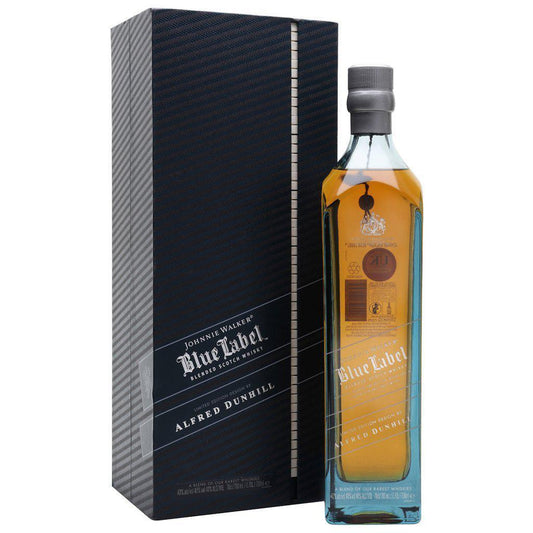 Johnnie Walker Blue Label Alfred Dunhill Limited Edition Blended Scotch Whisky 700ml - Booze House