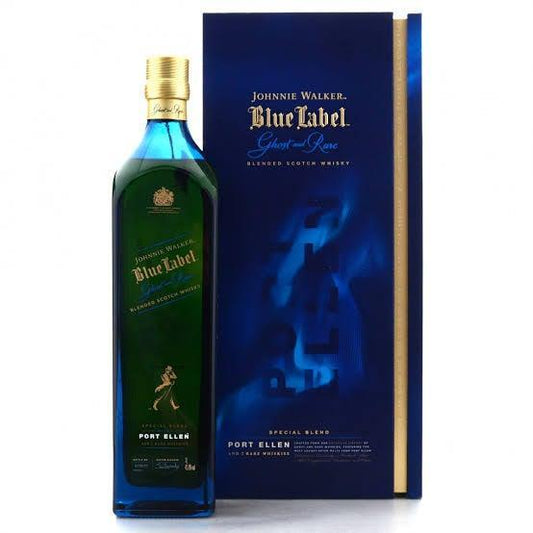 Johnnie Walker Blue Label Ghost and Rare Port Ellen Scotch Whisky 750mL - Booze House