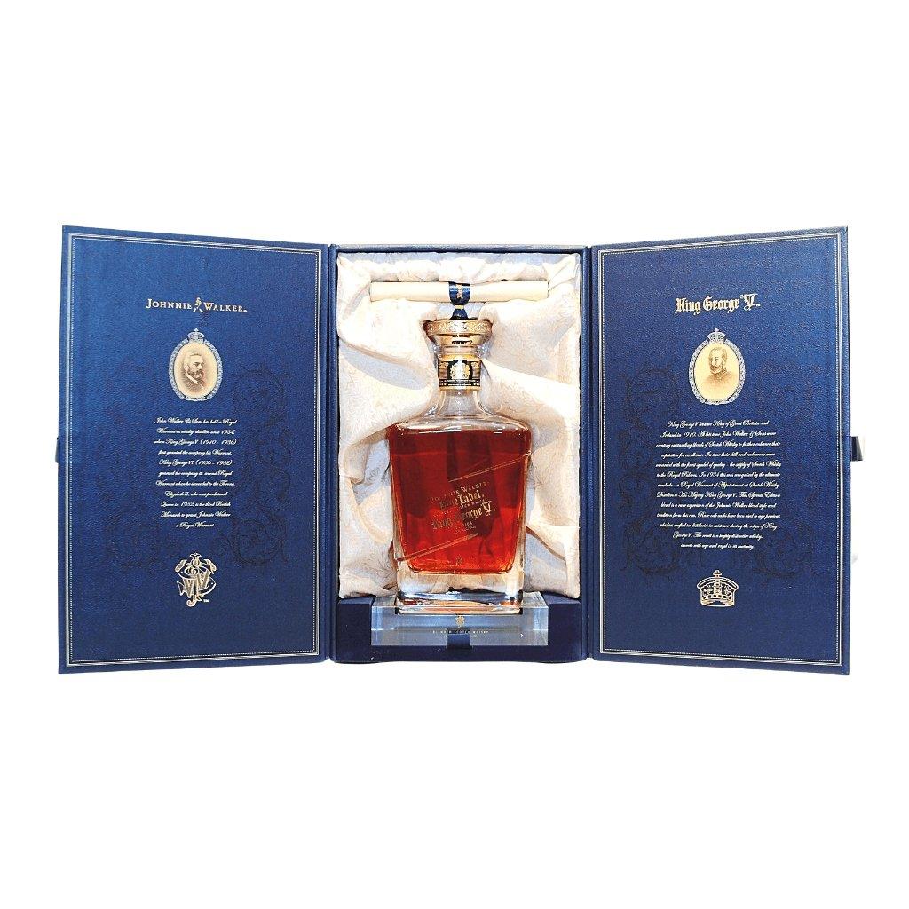 Johnnie Walker Blue Label - King George V Vintage Edition (750ml) Decantor - Booze House