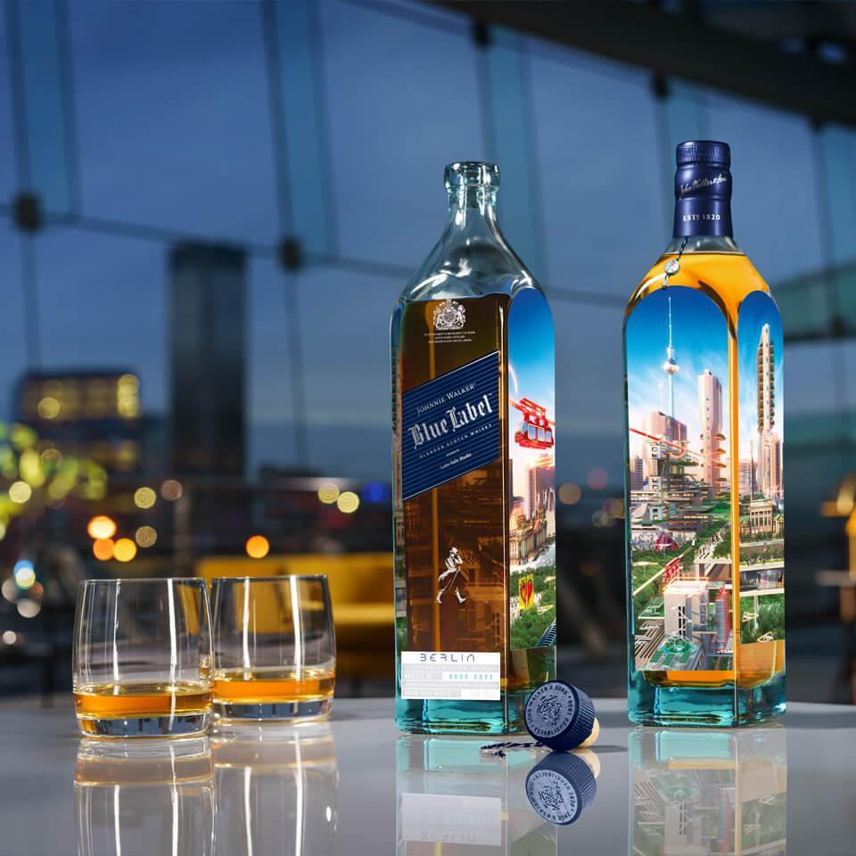 Johnnie Walker Blue Label London 2220 Cities Of The Future 700mL (Limited Edition) - Booze House