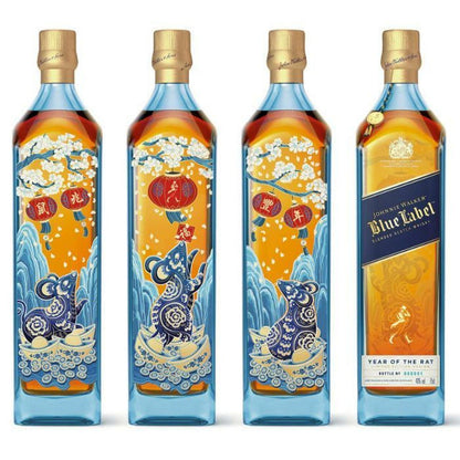 Johnnie Walker Blue Label Year of the Rat Blended Scotch Whisky 750ml - Booze House