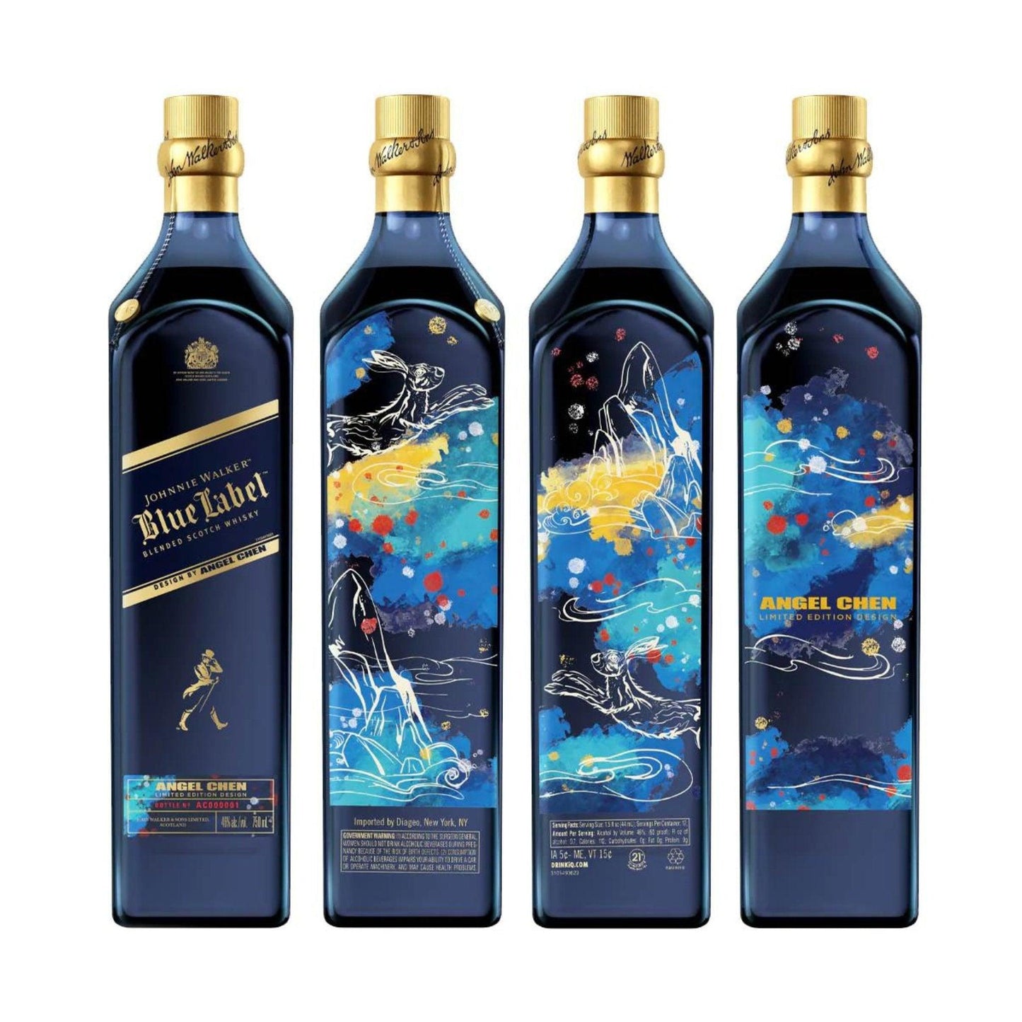 Johnnie Walker Blue Label Zodiac Collection Year Of The Rabbit Blended Scotch Whisky 750mL - Booze House