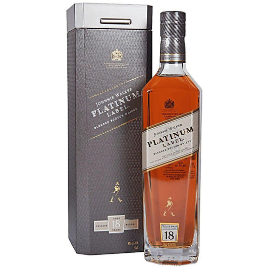 Johnnie Walker Platinum Label 18 Year Old Blended Scotch Whisky 750ml - Booze House