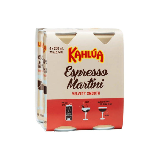 Kahlua Espresso Martini Cans 7% 200ml - Booze House