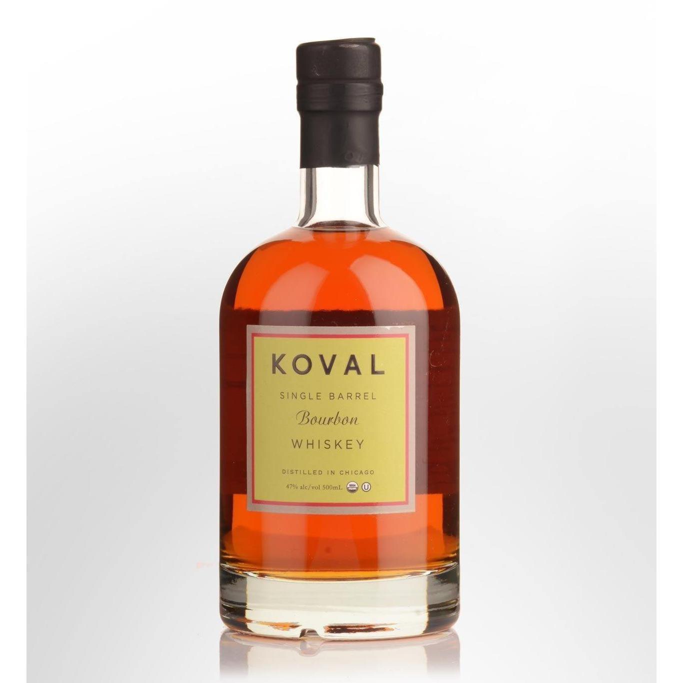 Koval Single Barrel Bourbon Whiskey 500mL - Booze House
