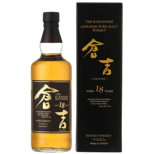 Kurayoshi 18 Year Old Japanese Whisky 50% 700ml - Booze House