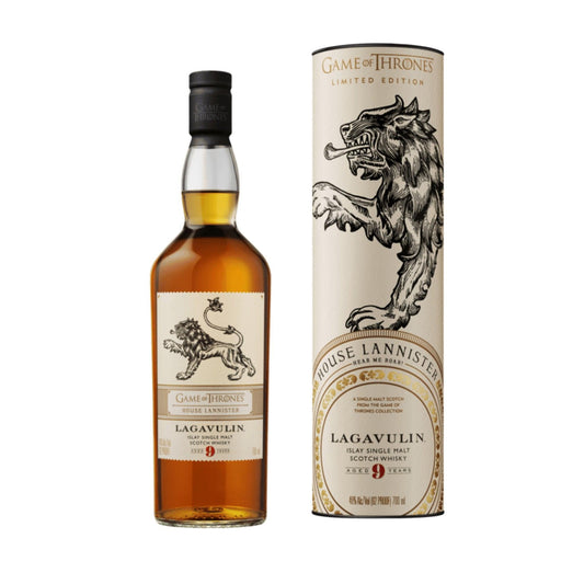Lagavulin 9 Year Old Game of Thrones House of Lannister Single Malt Whisky 700mL - Booze House